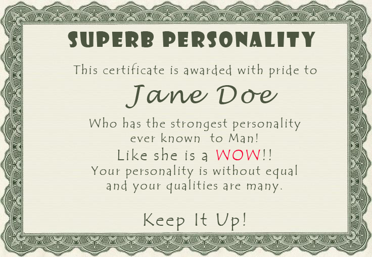 certificate-personality-aparna